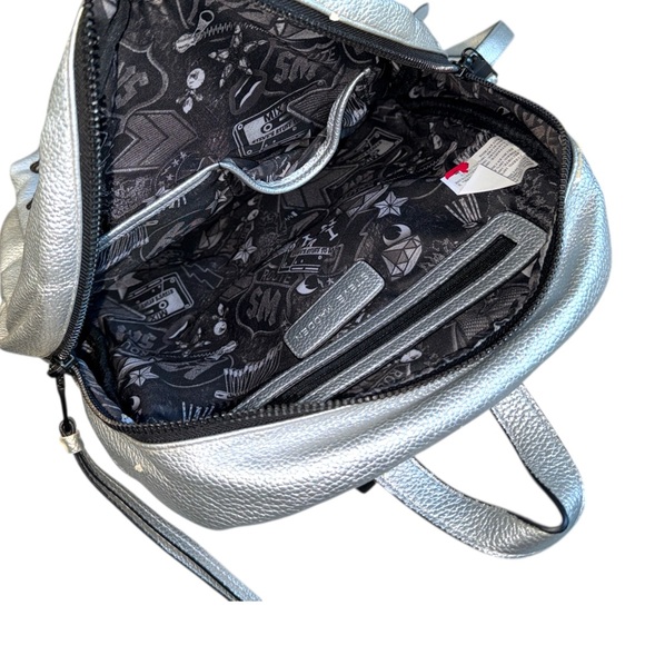 Steve Madden Silver Backpack‎